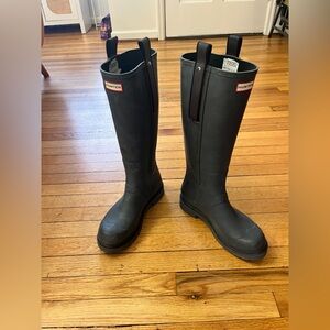 Hunter Gray Tall Waterproof Boots